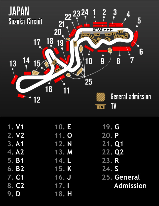 Formula 1 Circuit Maps