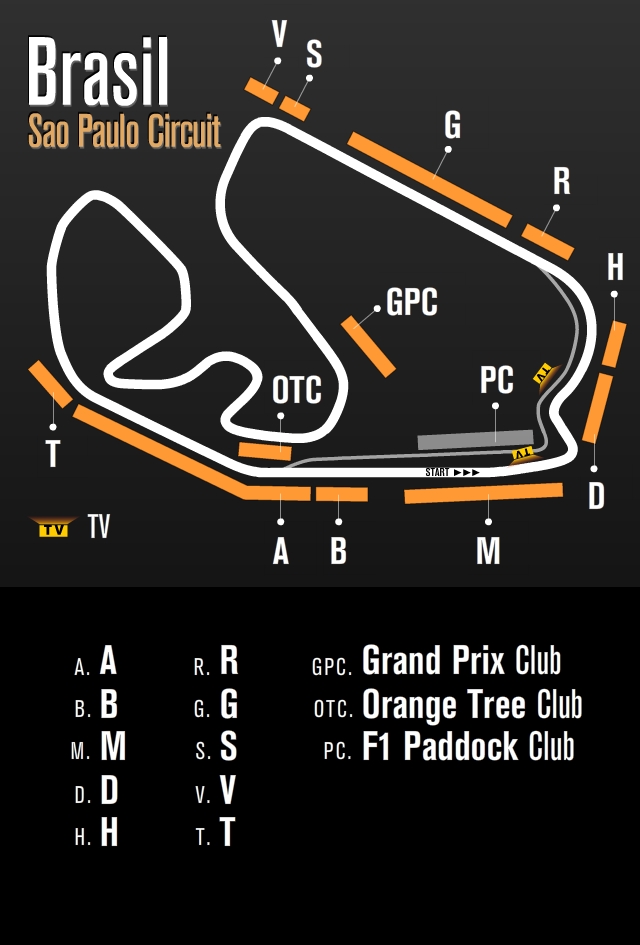 Brazilian Grand Prix F1 Paddock Club Tickets, São Paulo